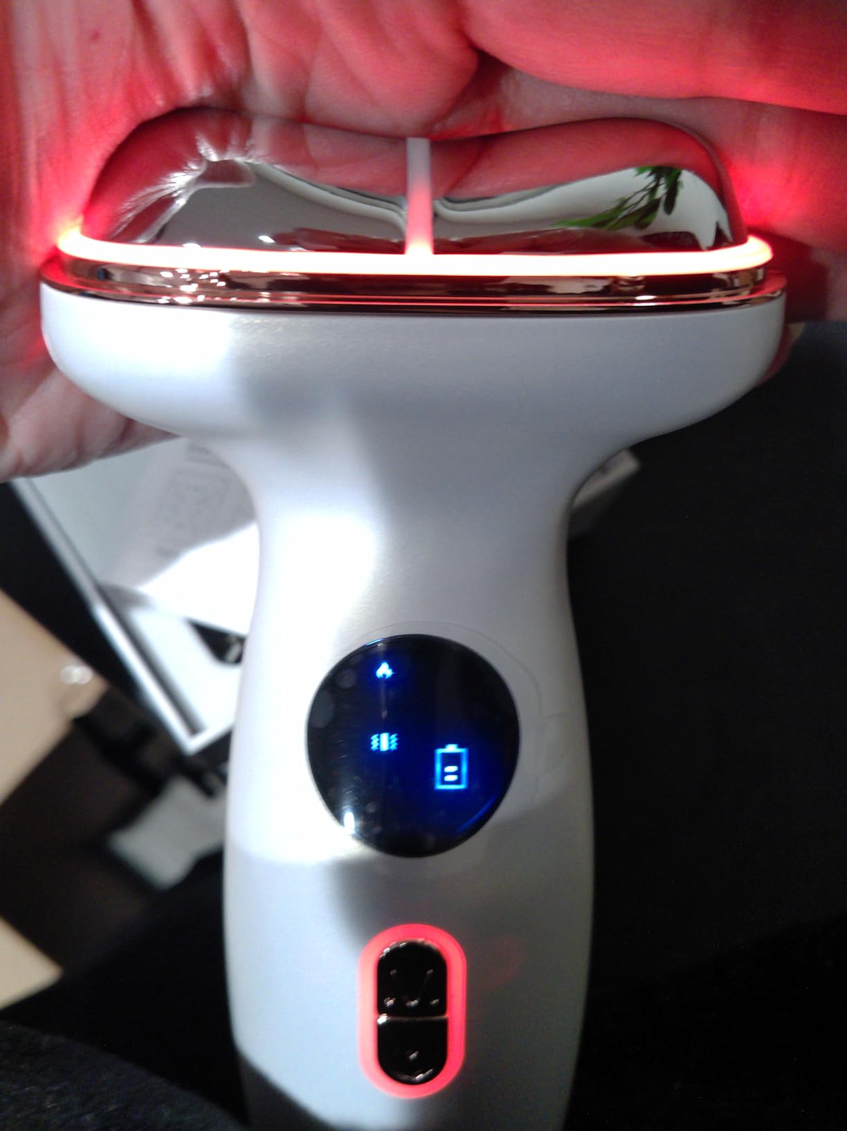 7-in-1 Microcurrent Facial Device, Gua Sha Red Light Face & Neck Massager customer photo 1