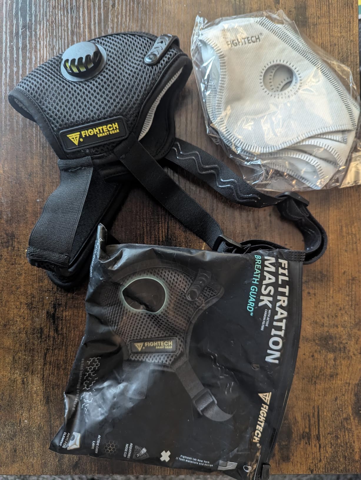FIGHTECH Dust Mask 2 Sizes - Large, Woodworking Reusable Carbon Filter Mask customer photo 1