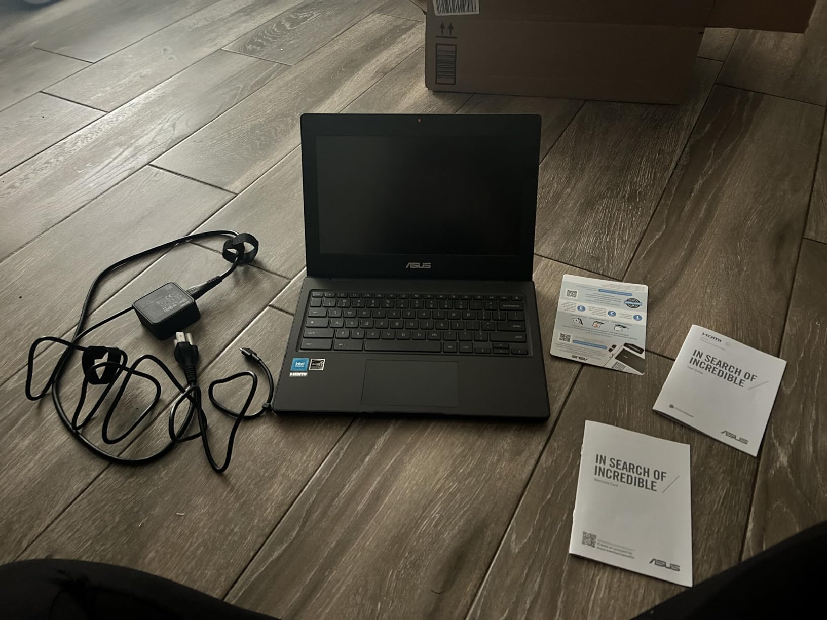 ASUS Chromebook CR11 Ruggedized Laptop, 11.6” Display, Intel Processor N100 Processor, 4GB RAM, 64GB eMMC Storage, Antimicrobial Guard, Spill-Resistant Keyboard, Mineral Grey, CR1104CGA-AS44 customer photo 1
