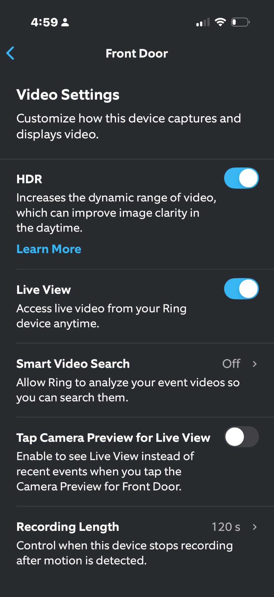 Ring Battery Doorbell 2K Plus (newest model), Retinal 2K with wide-angle video, up to 6x Enhanced Zoom, Night Vision, and Quick Release Battery Pack, Nickel Silver customer photo 1