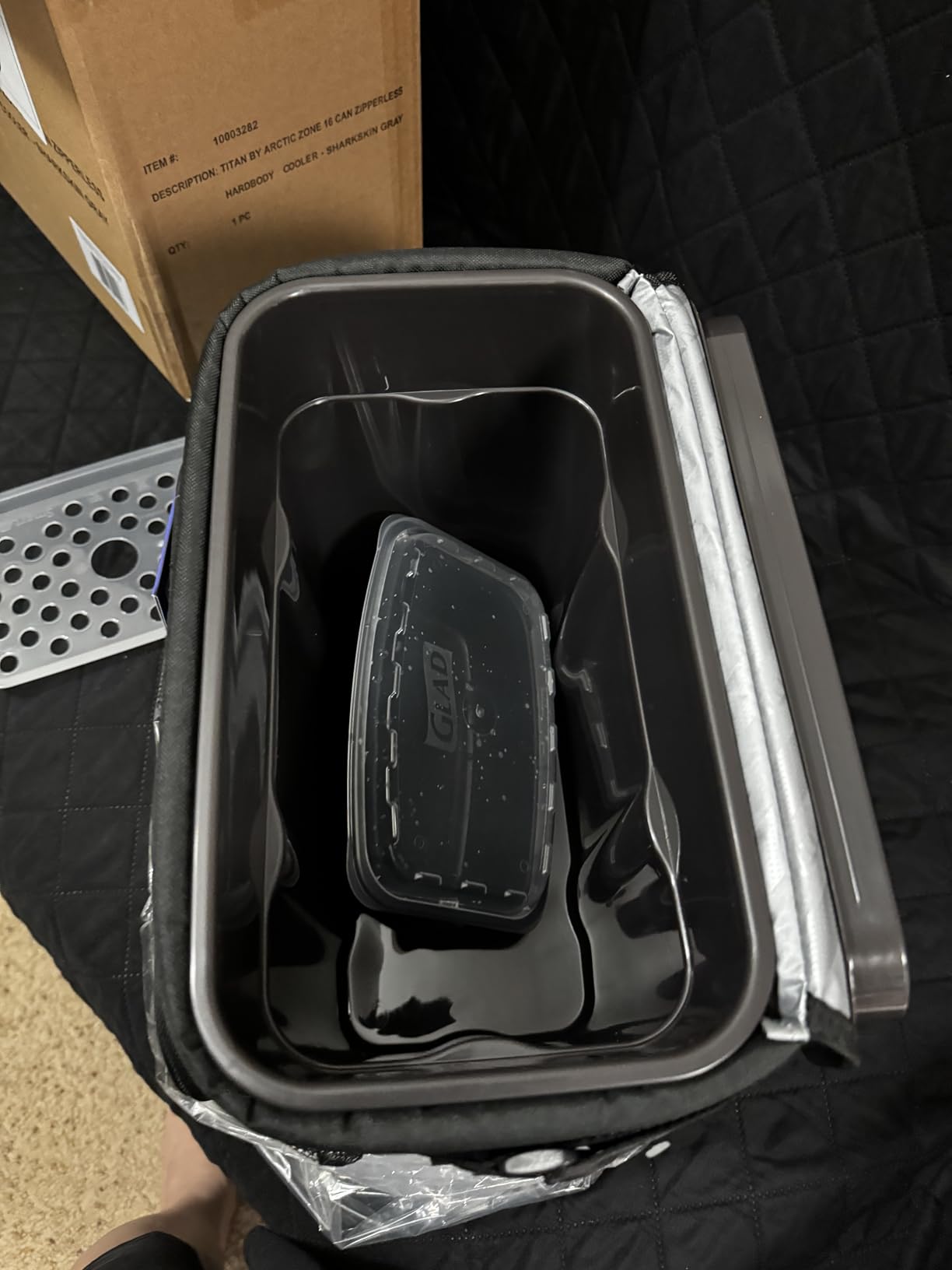 Titan by Arctic Zone Deep Freeze Cooler - Zipperless Hardbody Cooler - Deep Freeze Insulation, HardBody Liner, and SmartShelf customer photo 2