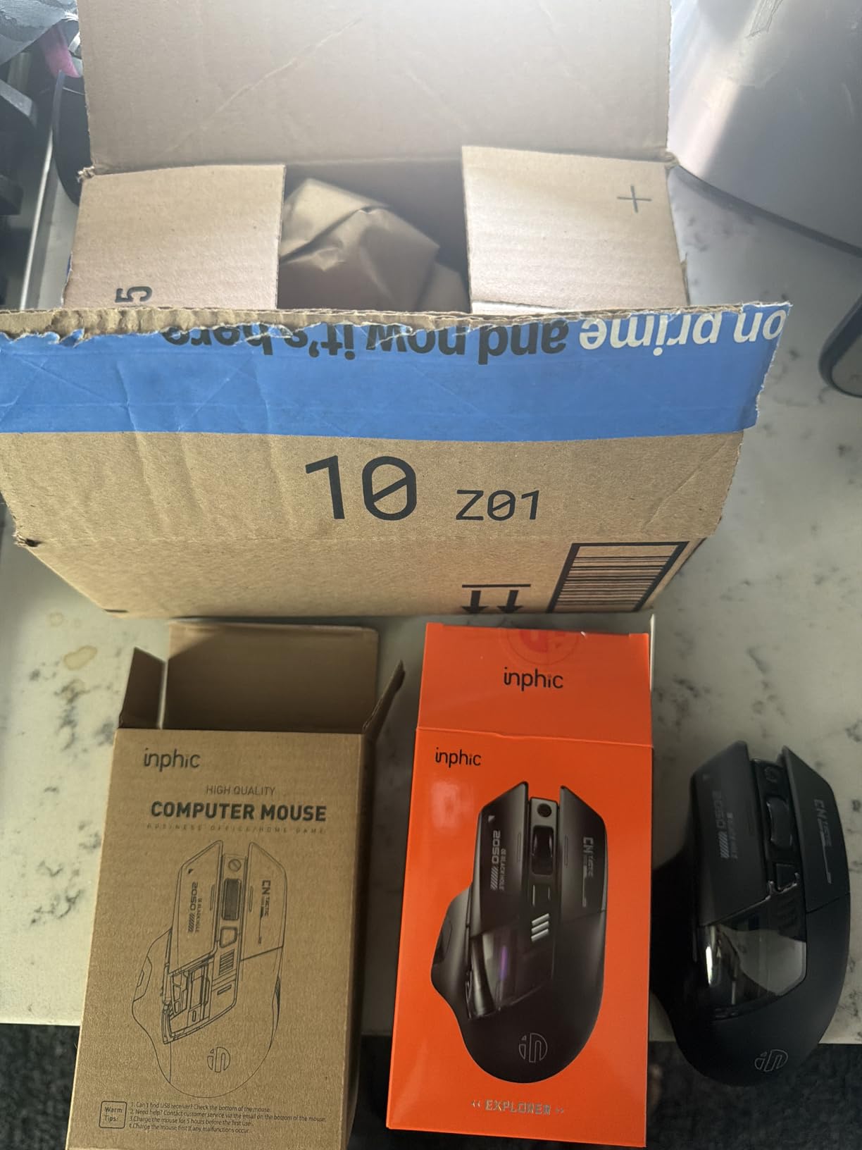 INPHIC A9 V2 Explorer Wireless Gaming Mouse, 12800 DPI Silent Mouse customer photo 2