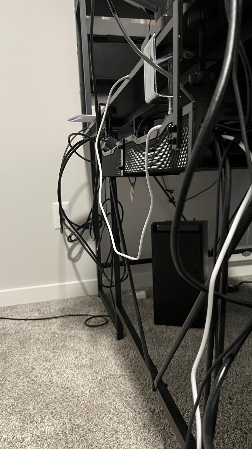 Cable Management, 25'' Cable Management Under Desk, Cable Tray customer photo 1