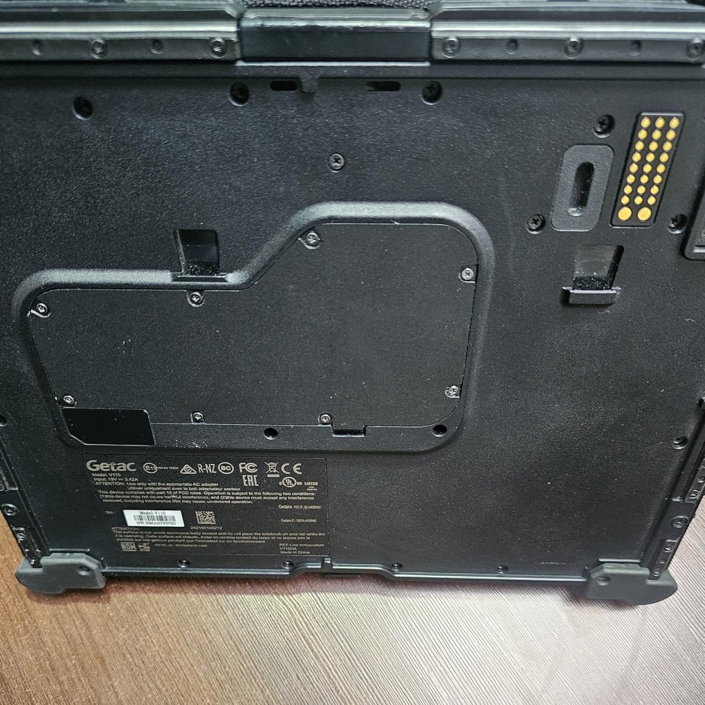 Getac V110 G6 Fully Rugged Laptop, i5-10210U up to 4.2GHz, 11.6 inch FHD Touch Screen, Sunlight Readable, 16GB, 512GB SSD, Webcam, Windows 11 Pro (Renewed) customer photo 1