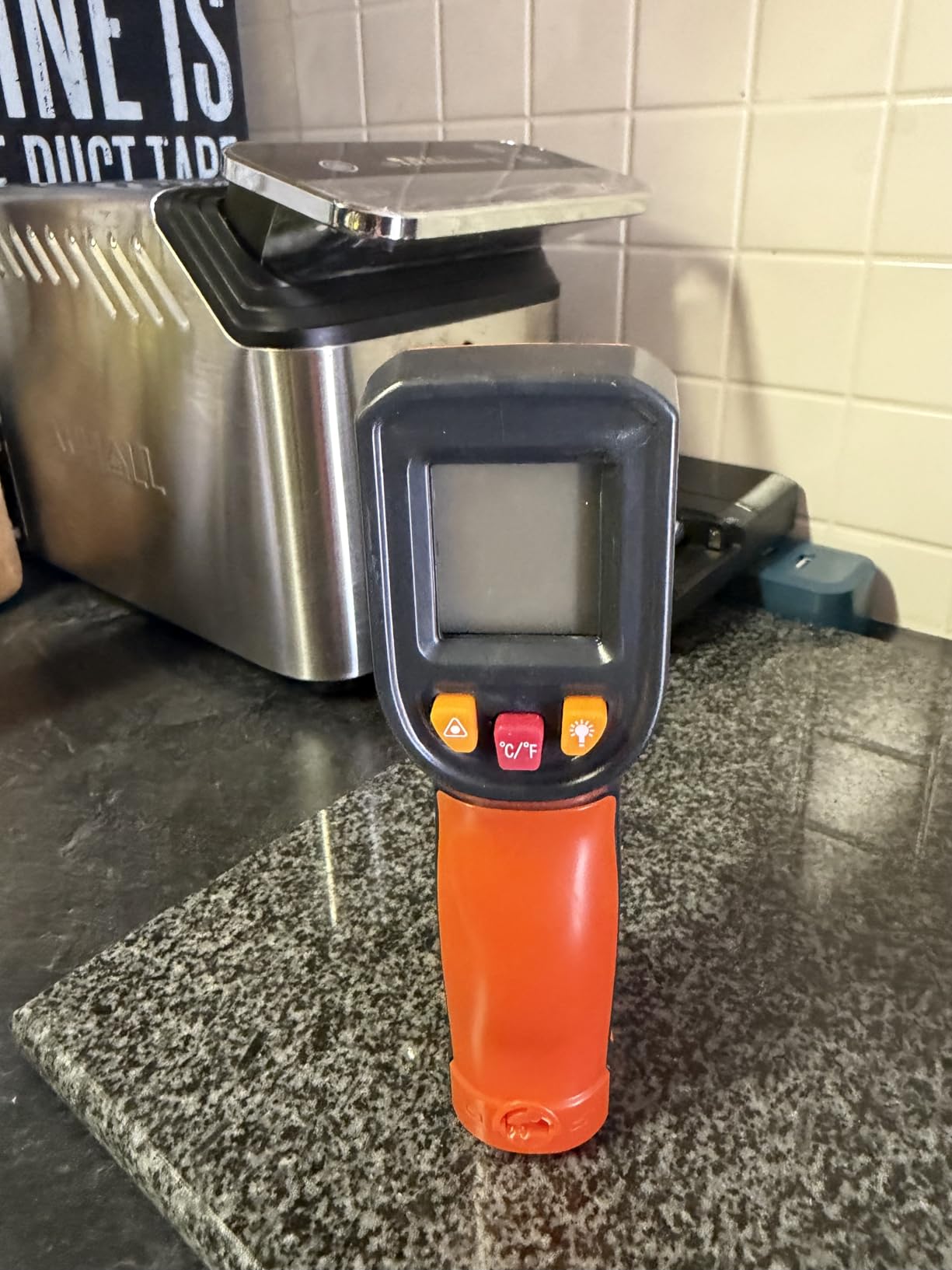 -58°F to 2732°F Digital Infrared Thermometer Gun, 50:1 Distance Ratio Laser Temperature Gun with MAX/MIN/AVG Measure and Alarm, Heat IR Temp Gun for Cooking, Griddle, HVAC, Industrial Forging customer photo 2