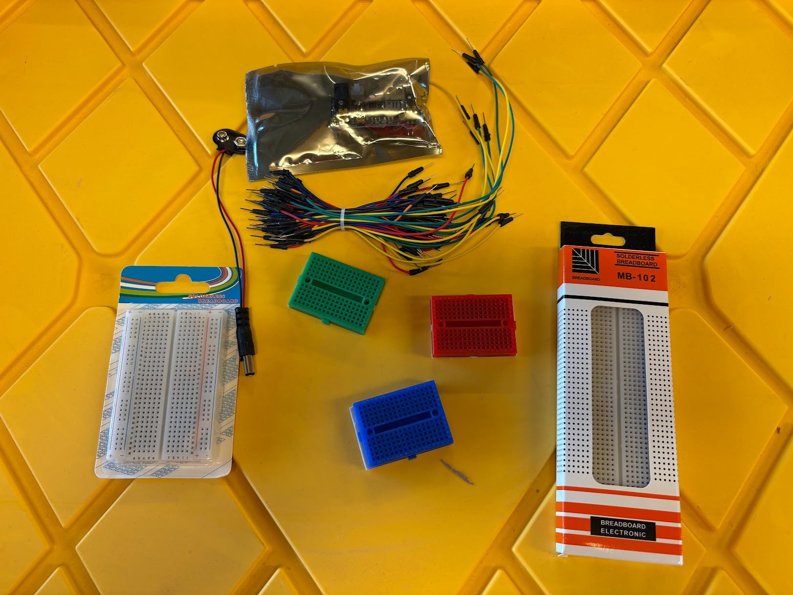 Breadboard Kit with Flexible Wires & 9V DC Adapter for Arduino, IoT & STEM customer photo 1