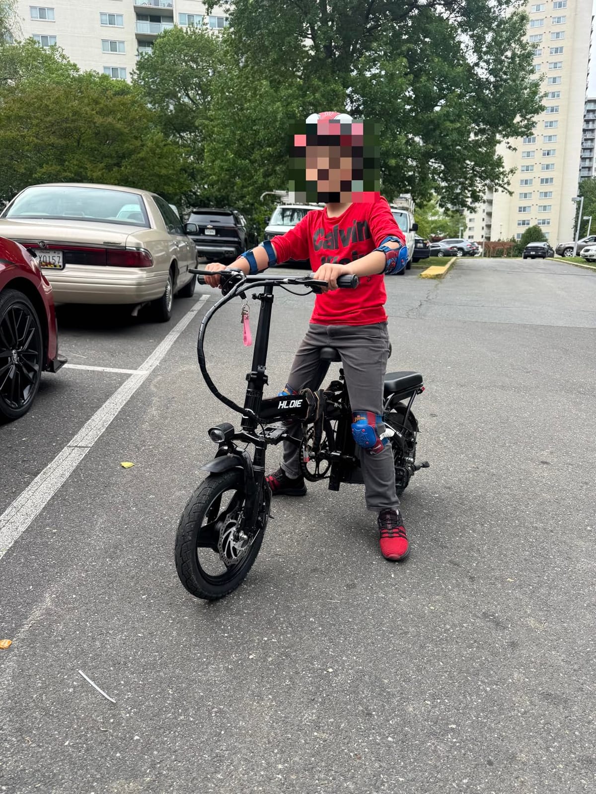 HLOIE Folding Electric Bike for Adults, Peak 750W Motor,20MPH Max Speed Foldable Electric Bicycles,14