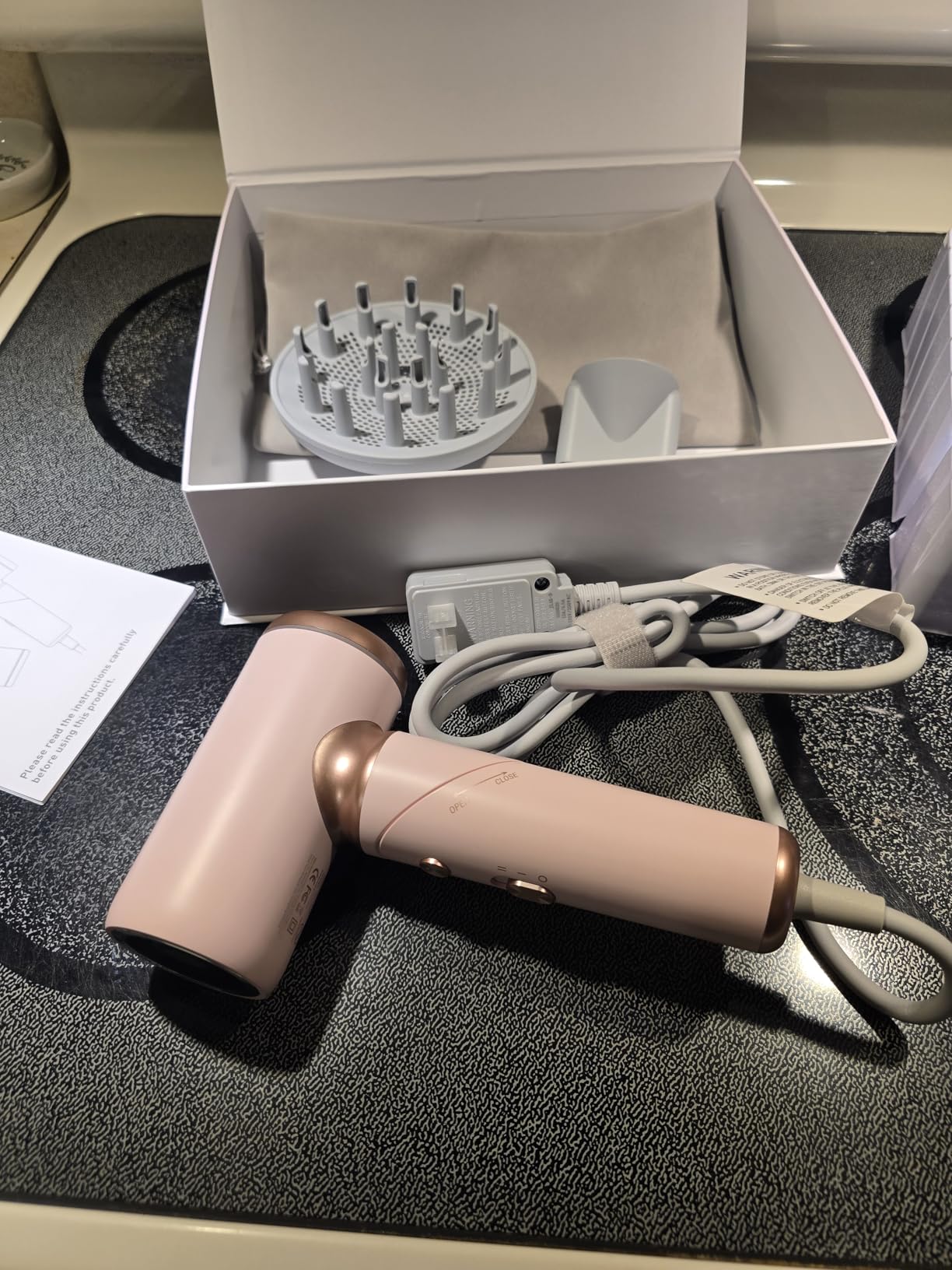 Dual Voltage Hair Dryer Travel Europe Foldable, High Speed customer photo 1