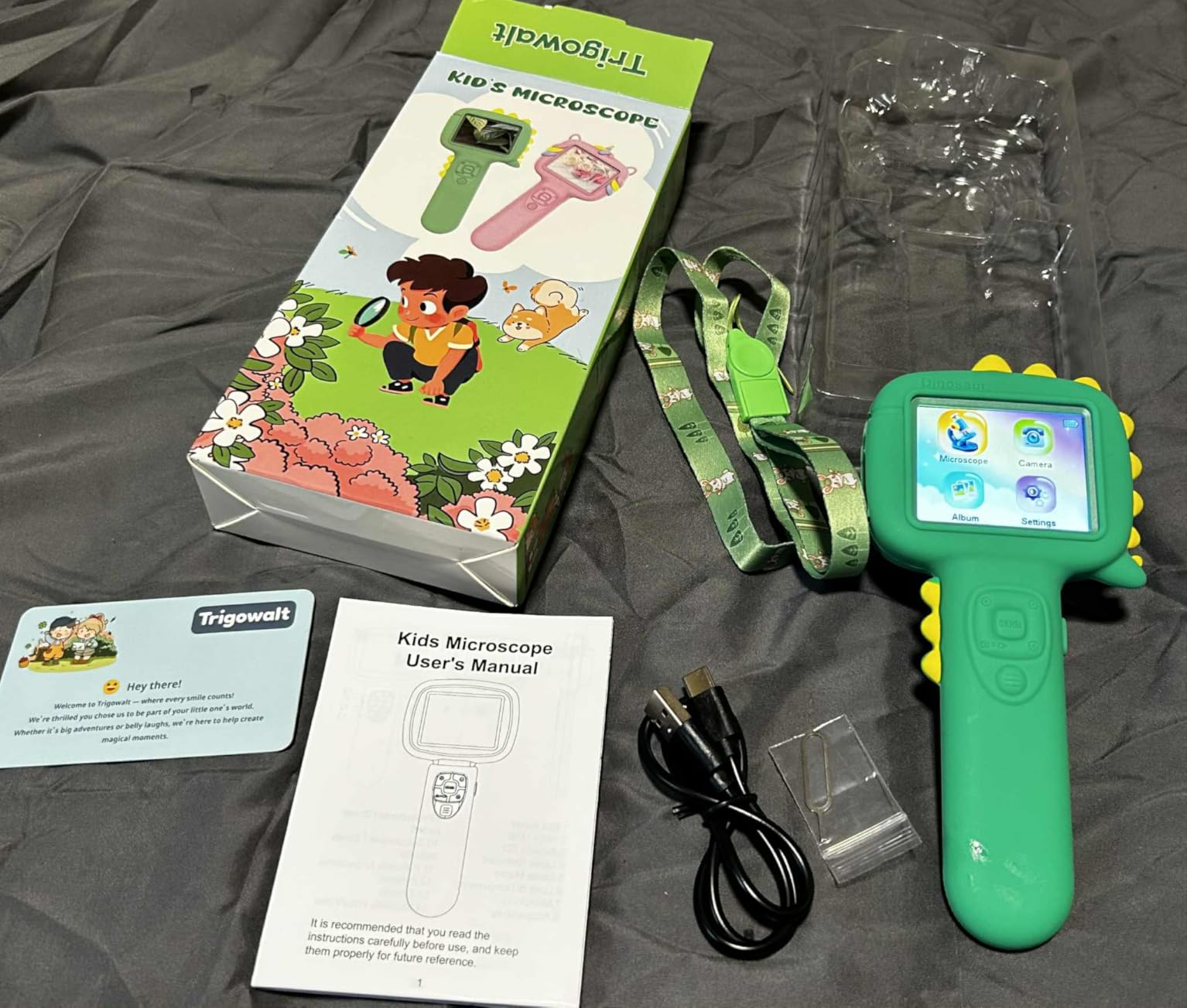Microscope Camera for Kids Gifts Toys- Handheld Pocket Microscope Autofocus customer photo 1