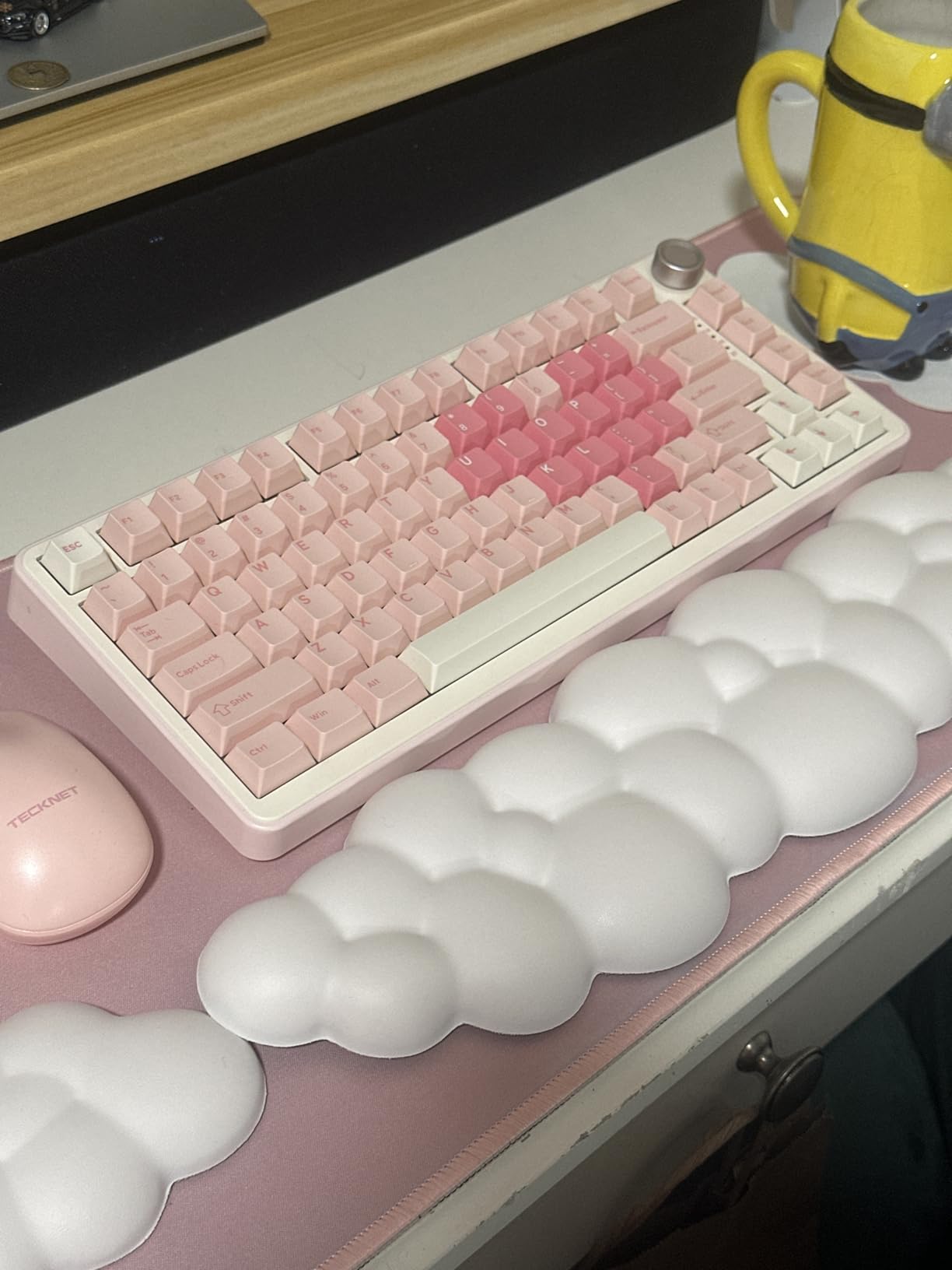 YUNZII B75 PRO 75% Wireless Mechanical Keyboard(Matcha Green,Cocoa V2) customer photo 2