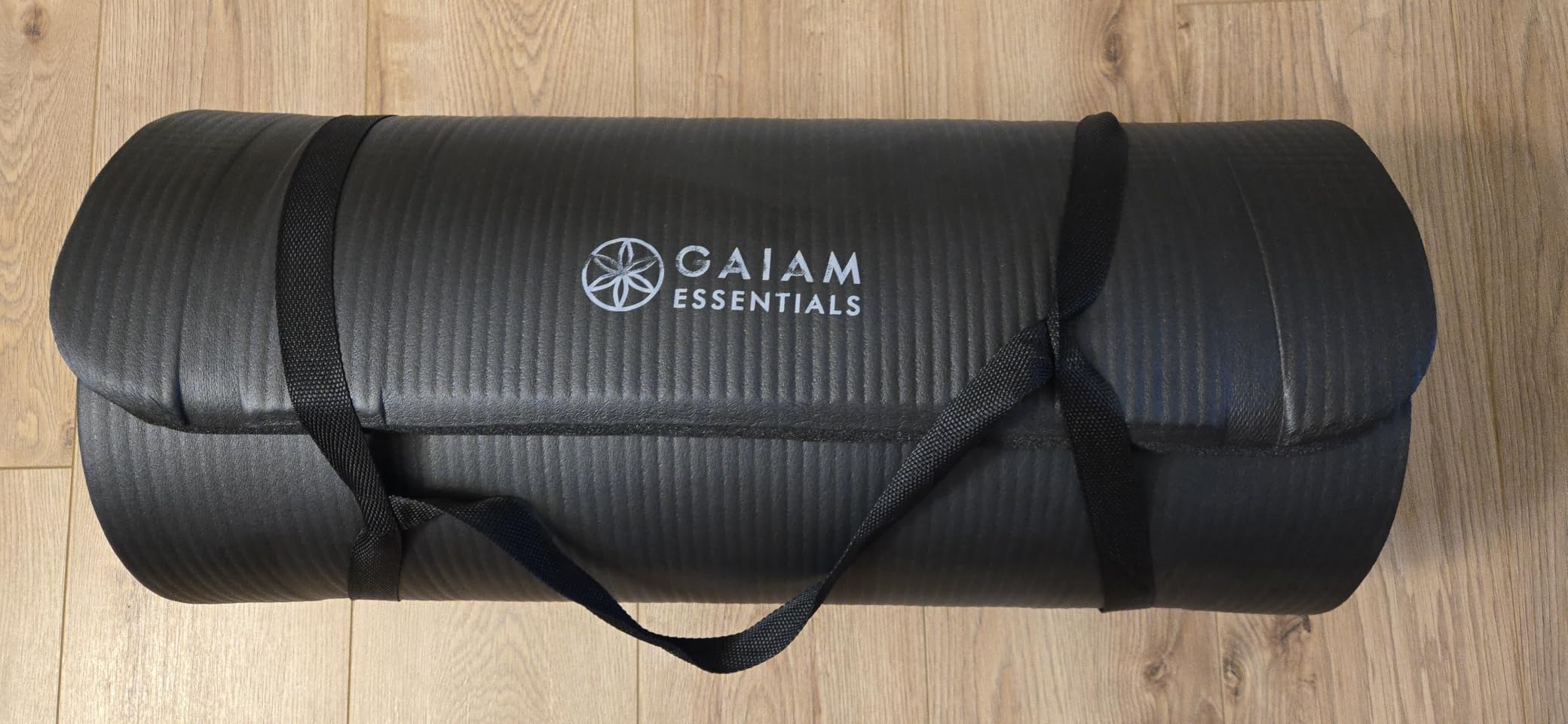 Gaiam Thick Yoga Mat, Exercise & Fitness Mat with Easy-Cinch Carrying Strap customer photo 2