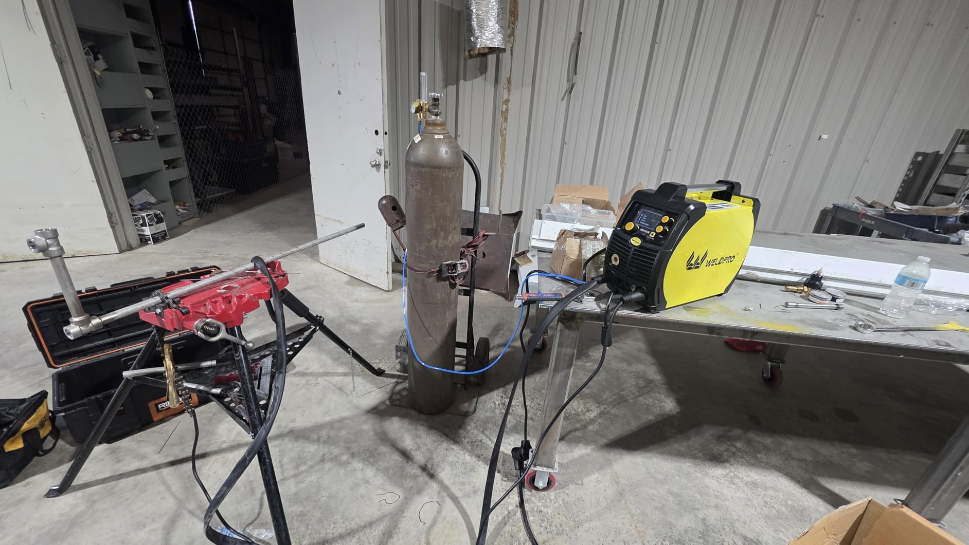 Weldpro Omni210 MIG Welder 200A Multi-Process Welder 110V/220V,Synergic MIG/Flux Core/Stick/Spool Gun/AC/DC HF TIG with Pulse,6-in-1 Frequency Control Welding Machine with Standard TIG Torch,VRD customer photo 2