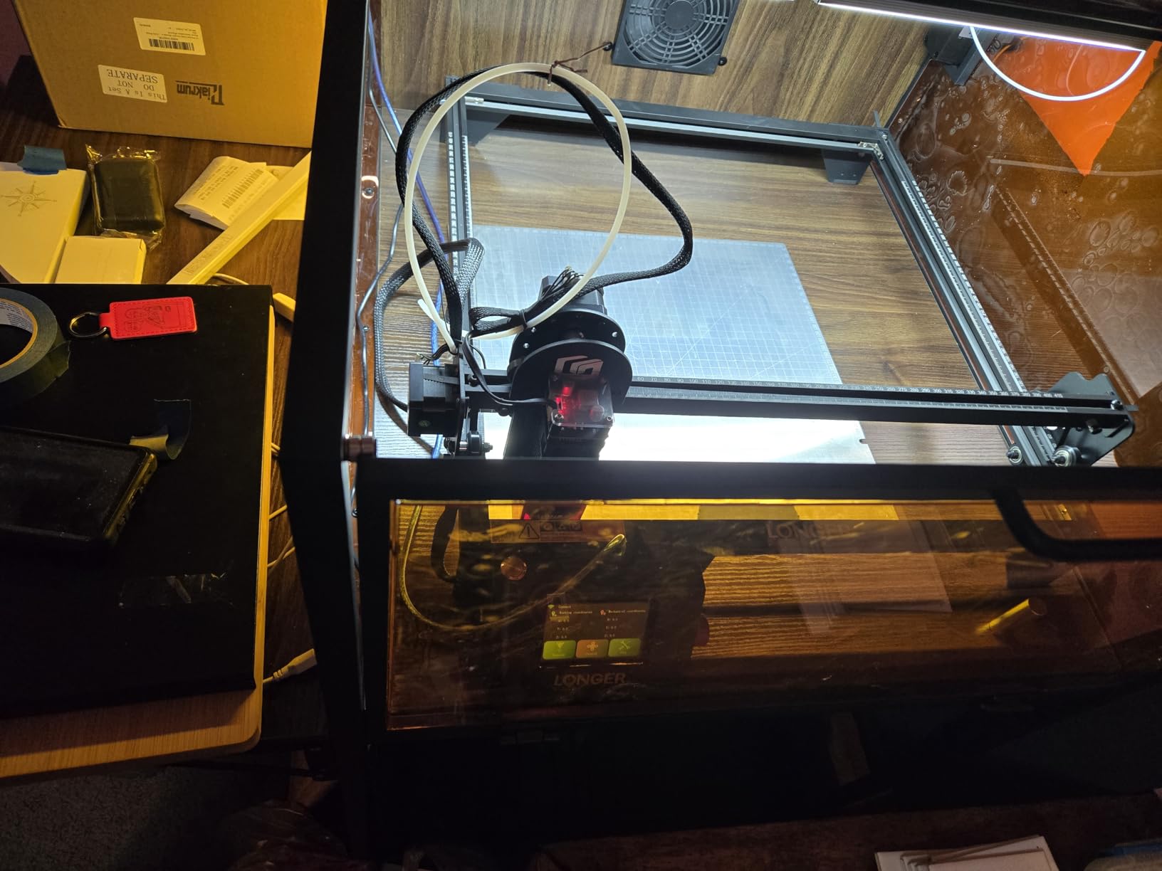 Crafit Laser Engraver Enclosure Cabinet with Exhaust & Light Filtering customer photo 1