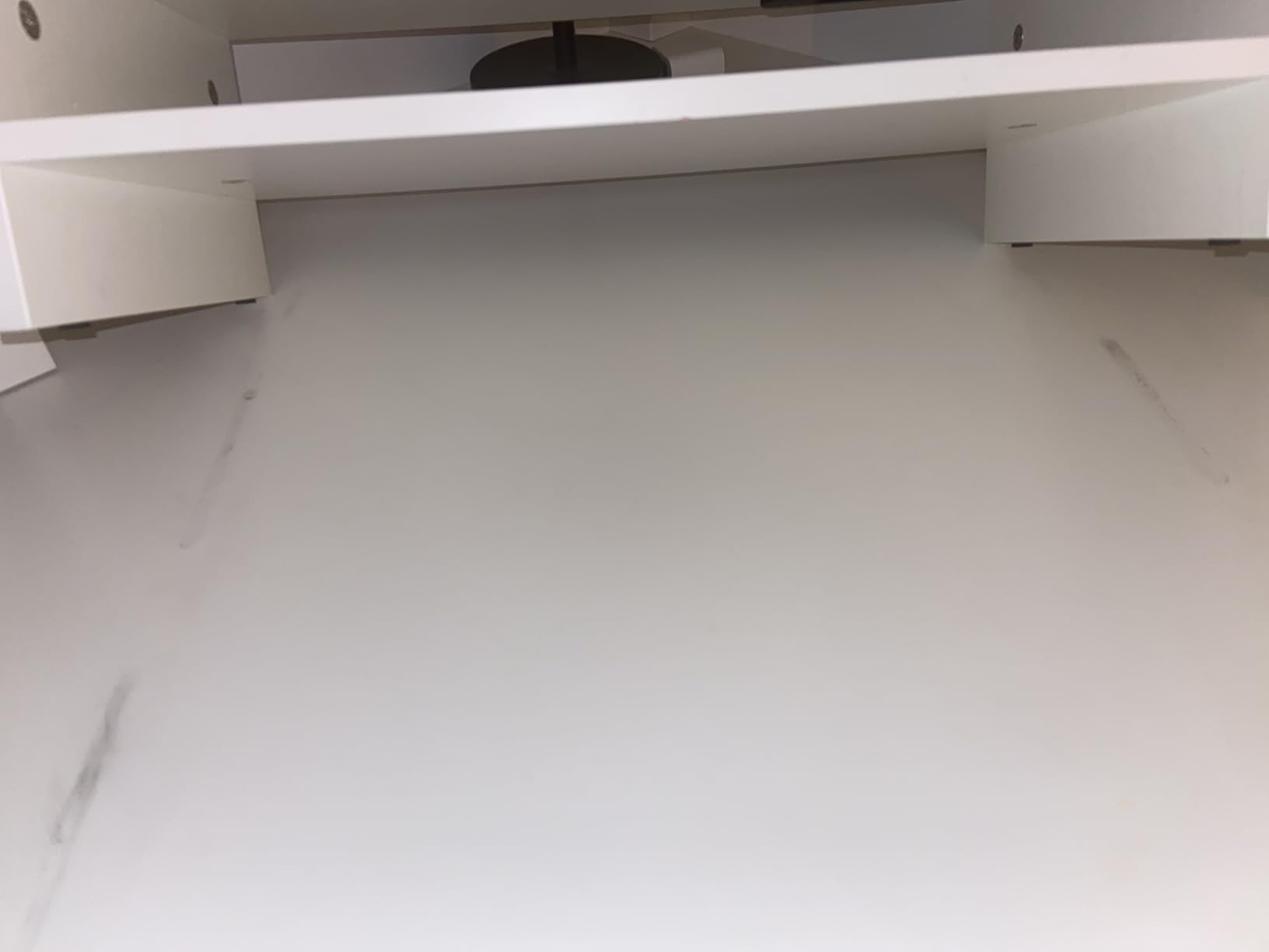 BONTEC Wooden Monitor Stand Riser for Desk, 2-Tier Computer Monitor Stand customer photo 2