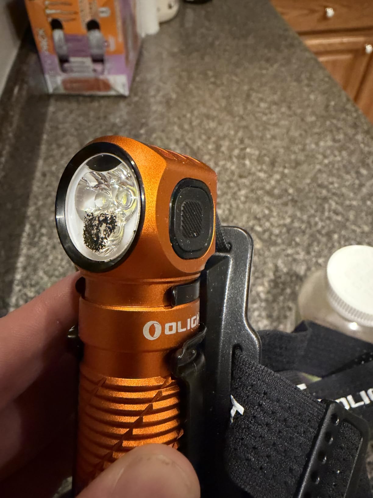 OLIGHT Perun 3 Headlamp Rechargeable, Red Light, Waterproof, Dream Blue customer photo 1