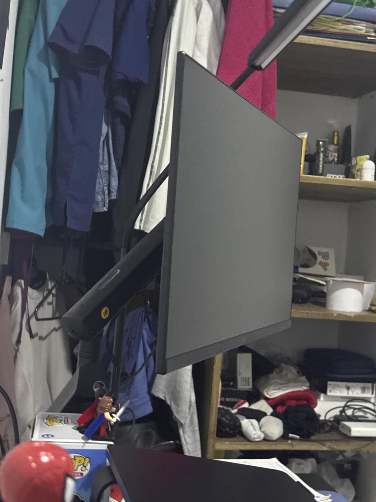 NB SmooVex™ Monitor Mount, Monitor Stand fits up to 32 Inch, Mechanical Spring Mount, VESA 75/100 mm, Model-A5(Black) customer photo 1
