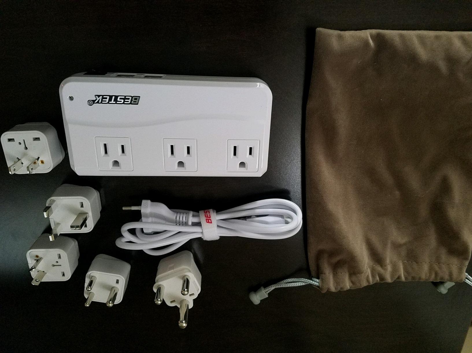 BESTEK 220V to 110V Converter, 300W Voltage Converter US to Europe with USB customer photo 2