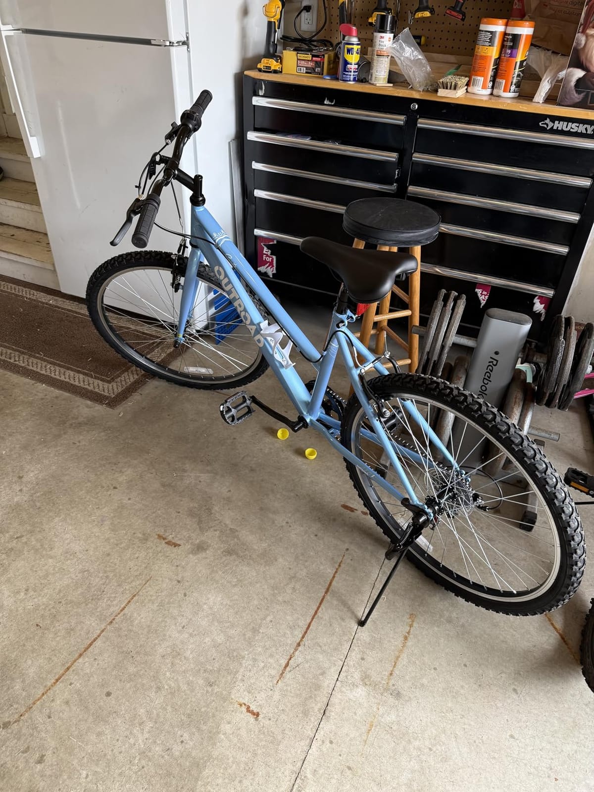 Max4out 26 inch 7-Speed Bike,Men's/Women's Cruiser Bike Commuter Bicycle Mountain Bike Hybrid Bicycle,V Brake,Metal Frame, Adult Bike (Black, White, Blue, Green, Purple, Pink) customer photo 1