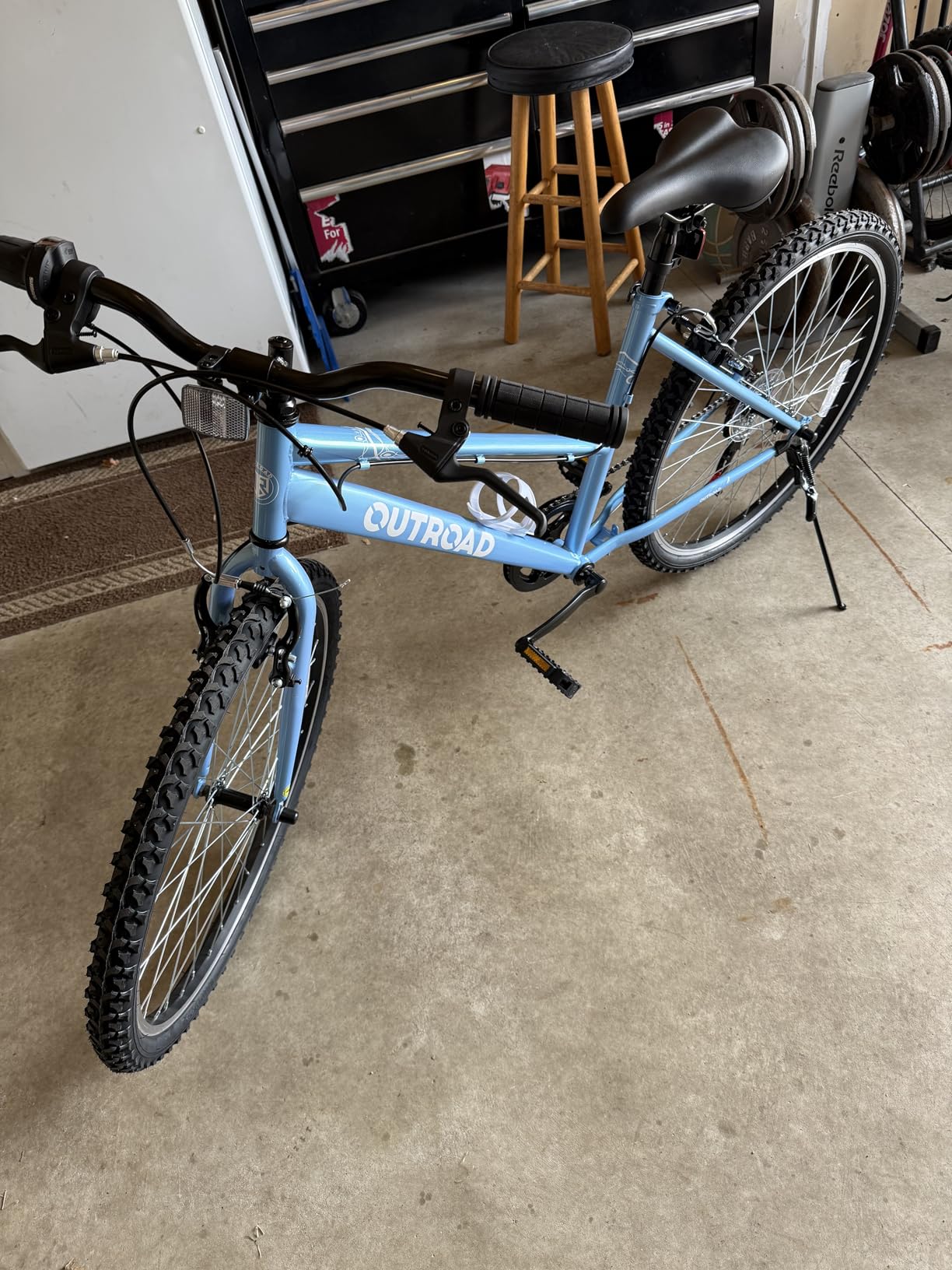 Max4out 26 inch 7-Speed Bike,Men's/Women's Cruiser Bike Commuter Bicycle Mountain Bike Hybrid Bicycle,V Brake,Metal Frame, Adult Bike (Black, White, Blue, Green, Purple, Pink) customer photo 2