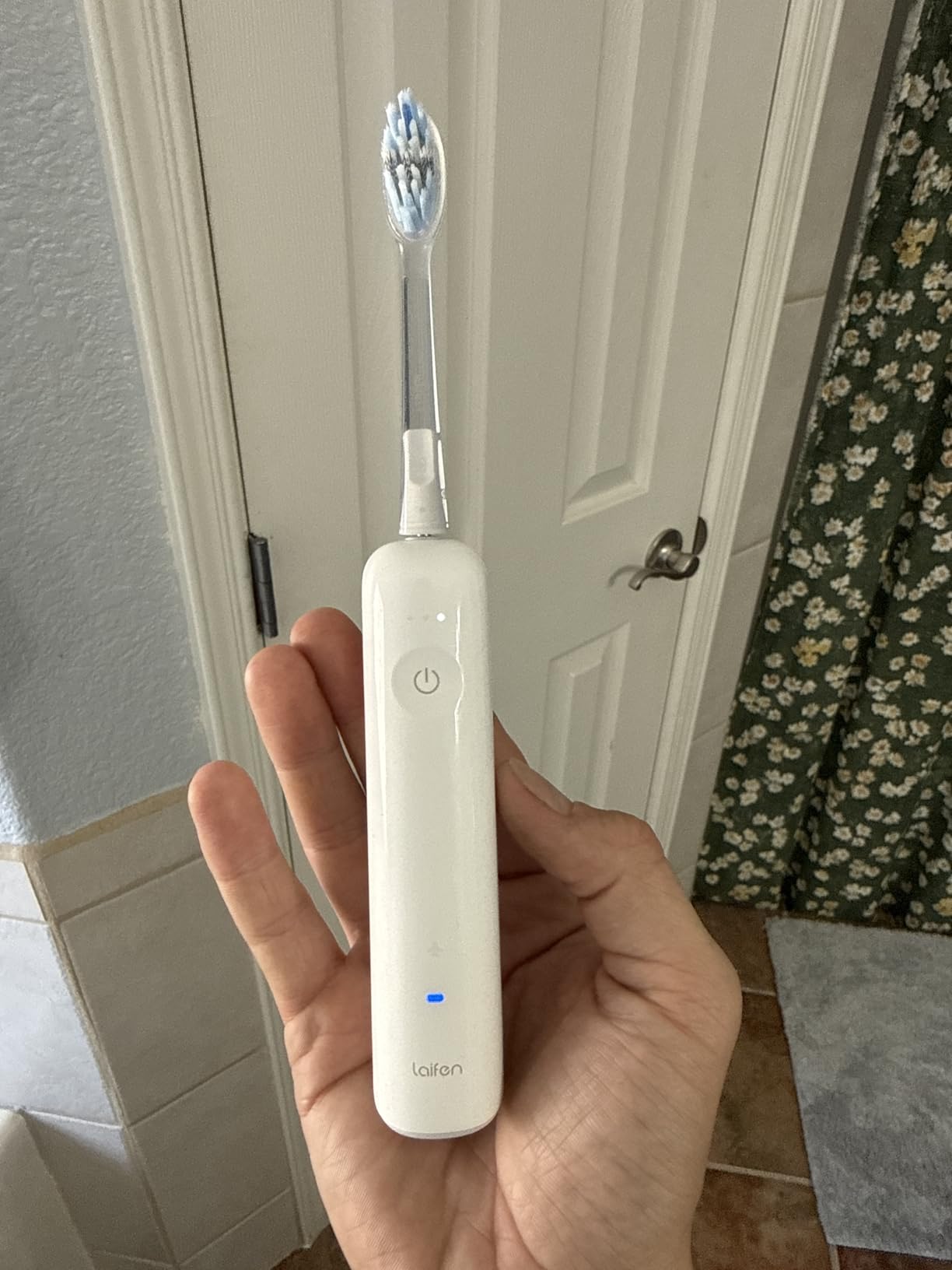 Laifen Wave Pro Toothbrush, 60° Oscillation & Pressure Sensor, Blue ABS customer photo 1
