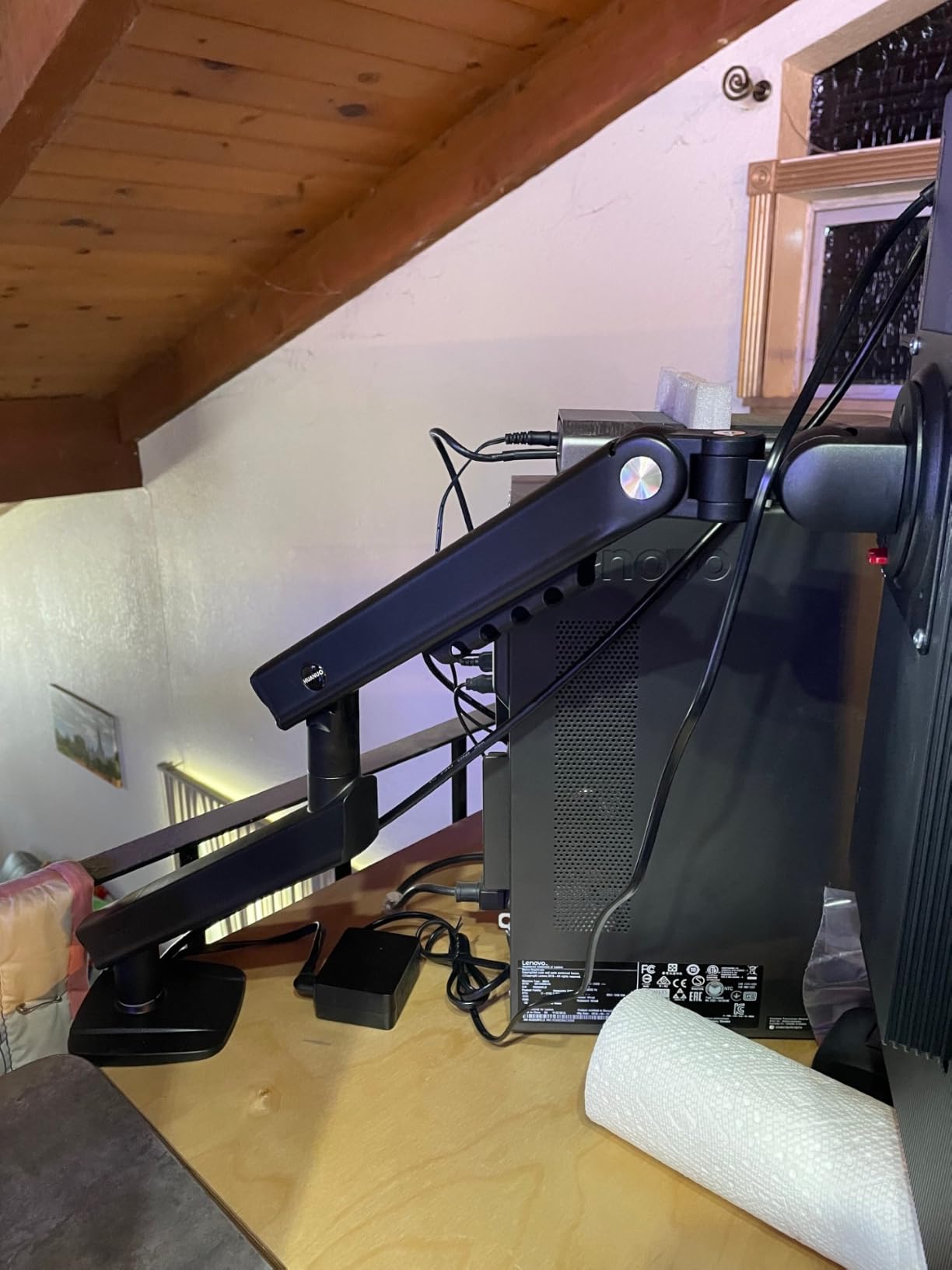 HUANUO FlowLift™ Pro Monitor Arm for 13–32