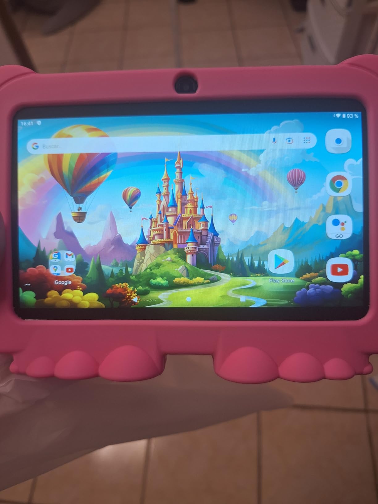 HOTTABLET Kids Tablet 7 inch Android, 4GB RAM 32GB ROM, 1TB Expandsion, with Parental Control, WiFi, Bluetooth, Dual Camera with Silicone Case, 1PCS (Purple) customer photo 1