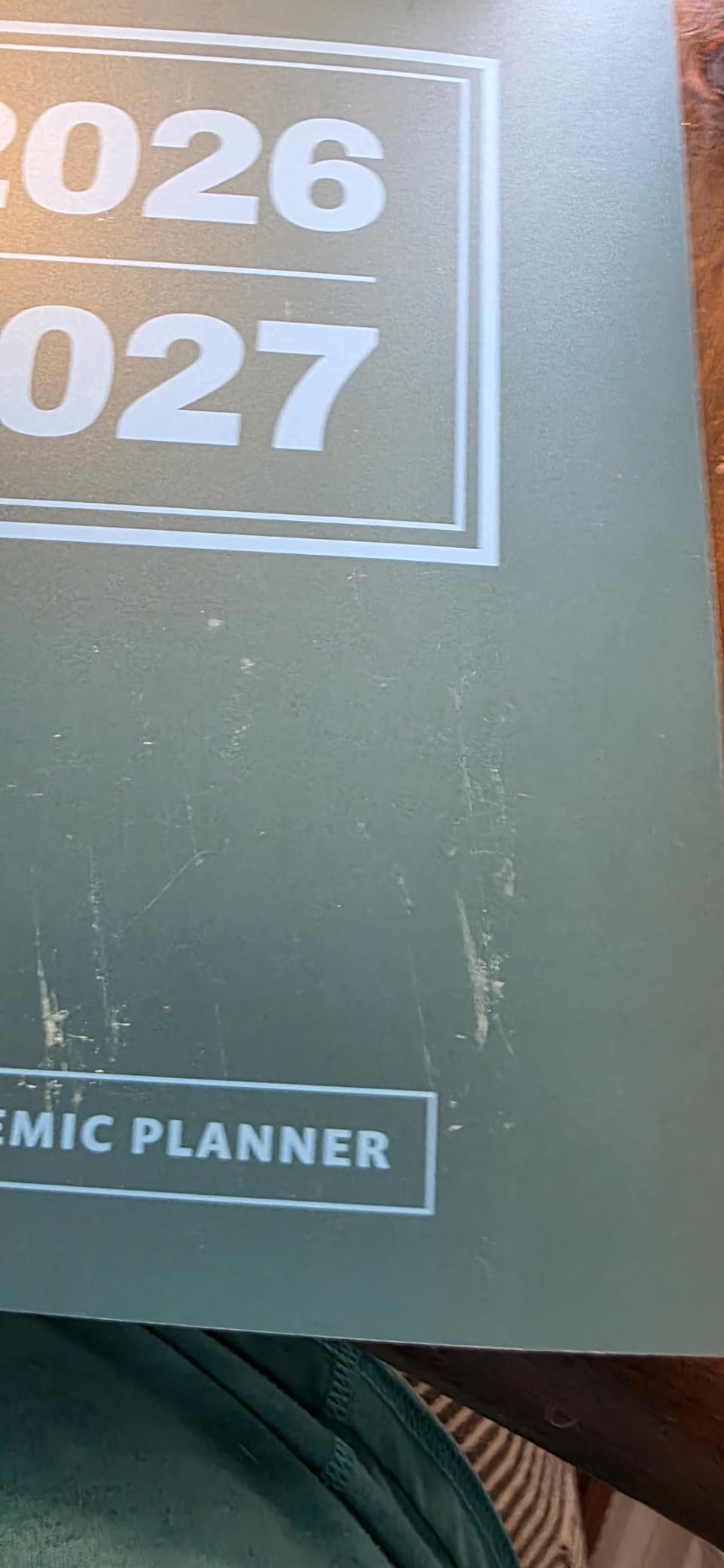 Order Out Of Chaos Academic Planner 2026-2027 Student Planner 8.5 x11 Teal customer photo 2