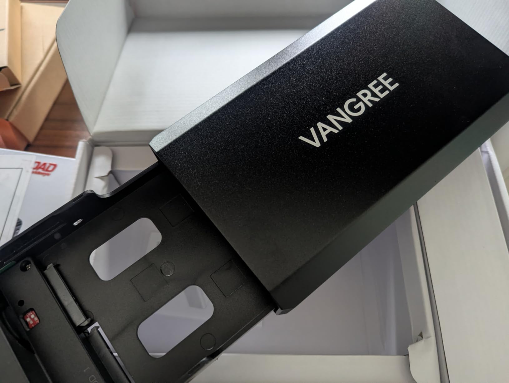 VANGREE Dual Bay RAID Hard Drive Enclosure for 2.5