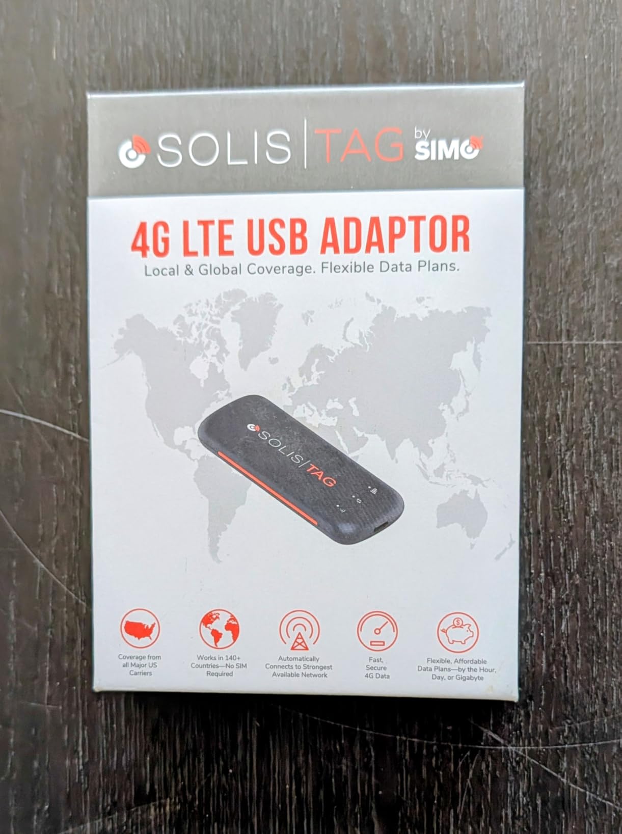 Solis Tag, USB-C Mobile WiFi Hotspot with 1GB/Monthly + 30GB Global Data customer photo 1