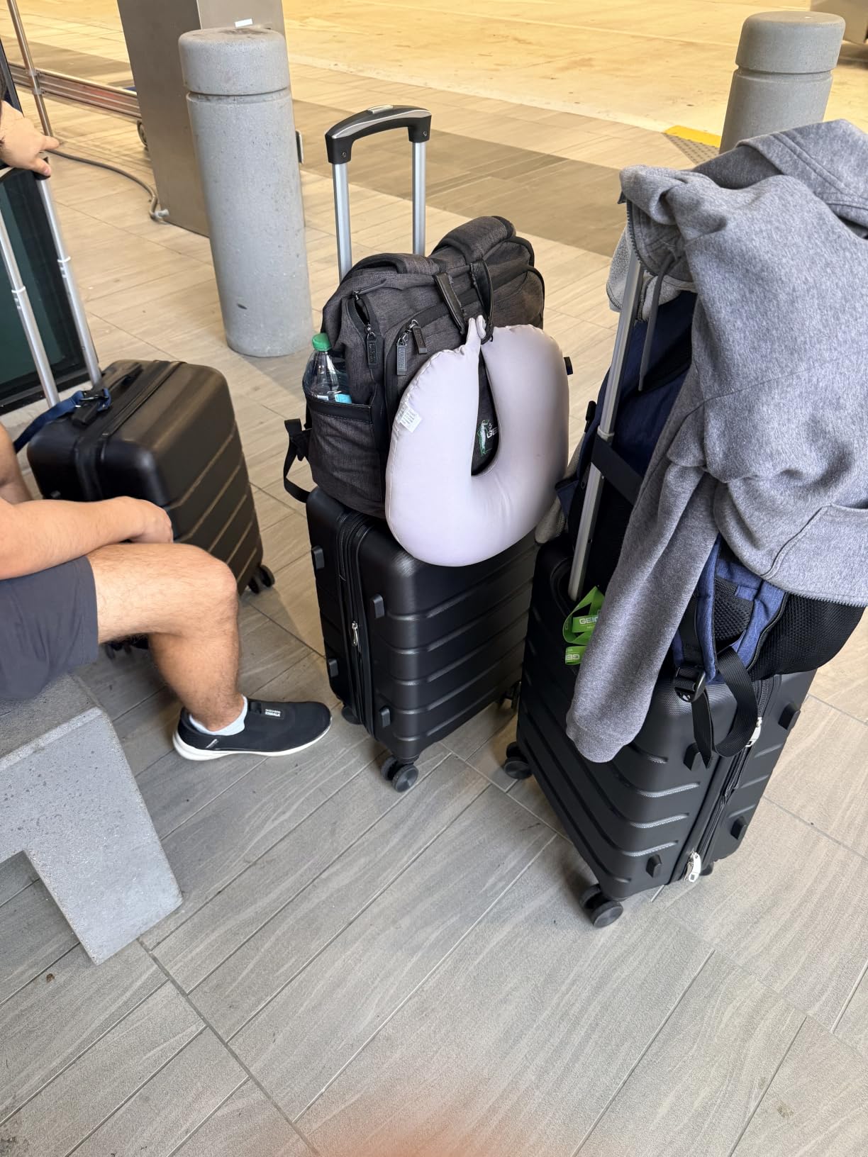 Sweetcrispy 28 Inch Checked Luggage, Suitcase with Spinner Wheels customer photo 2