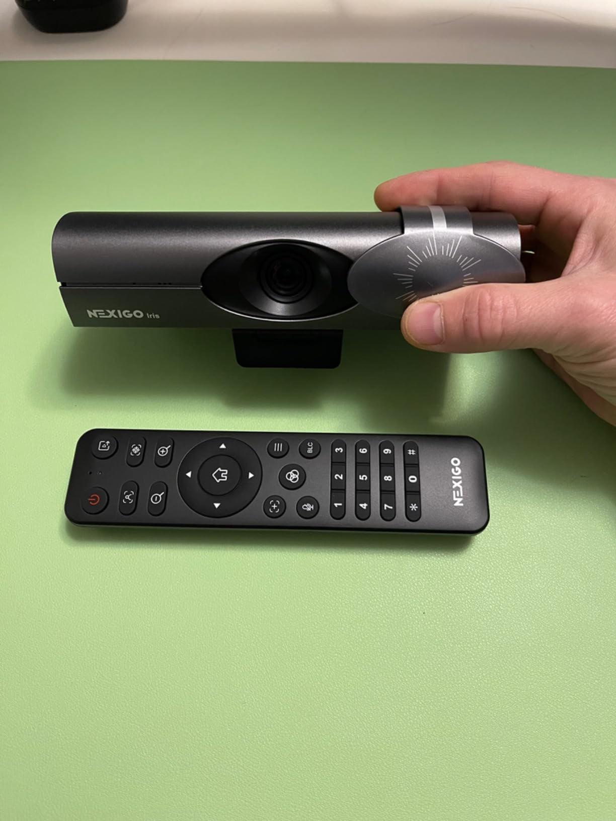 NexiGo N960E Plus 4K Webcam with Ring Light & RF Remote, ToF Autofocus, OSD Menu, 1080p 60FPS, 4X Digital Zoom, Noise-Canceling Mics, Privacy Cover, USB Web Camera for Streaming, Video Calls& Meetings customer photo 2