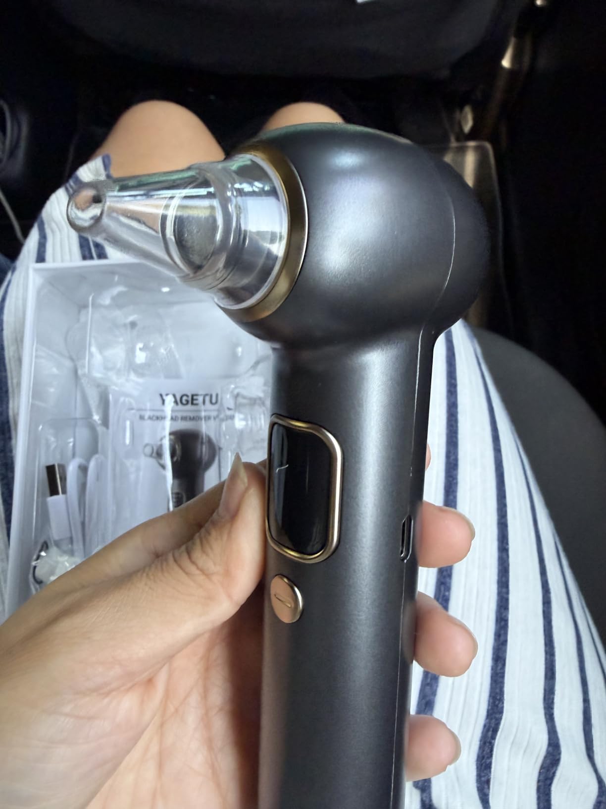 Heated Blackhead Remover Pore Vacuum with 5 Probes & 3 Suction Modes customer photo 2