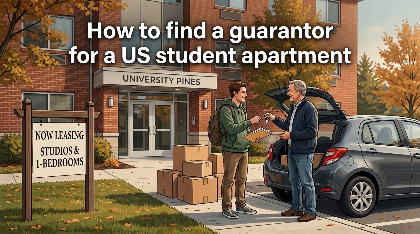 How to find a guarantor for a US student apartment
