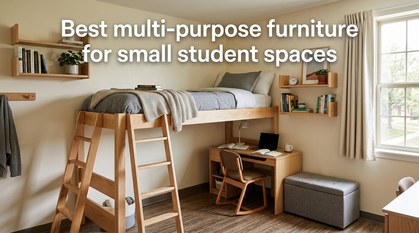 Best multi-purpose furniture for small student spaces
