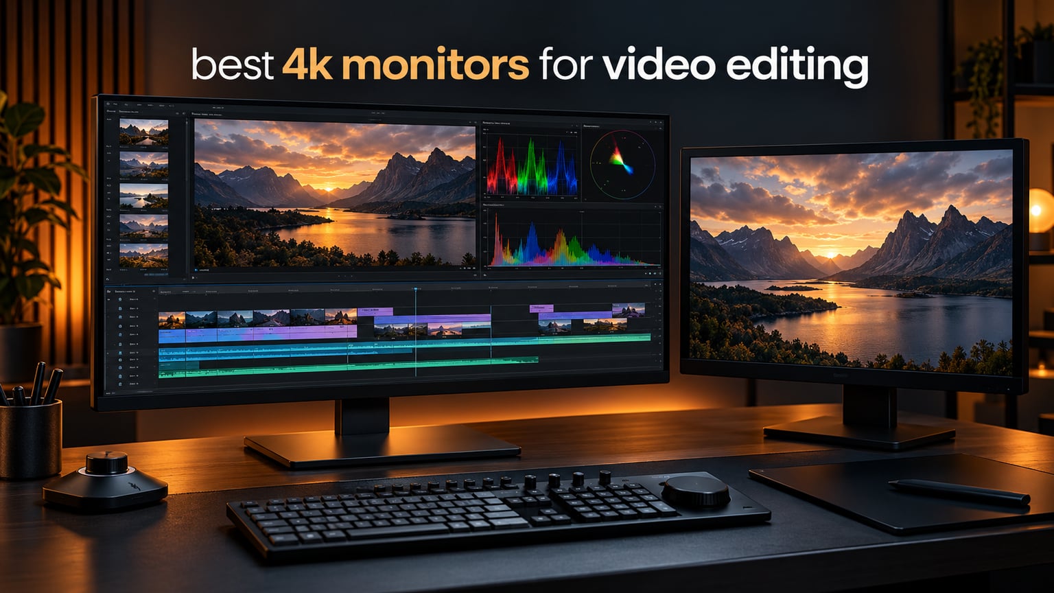 best 4k monitors for video editing
