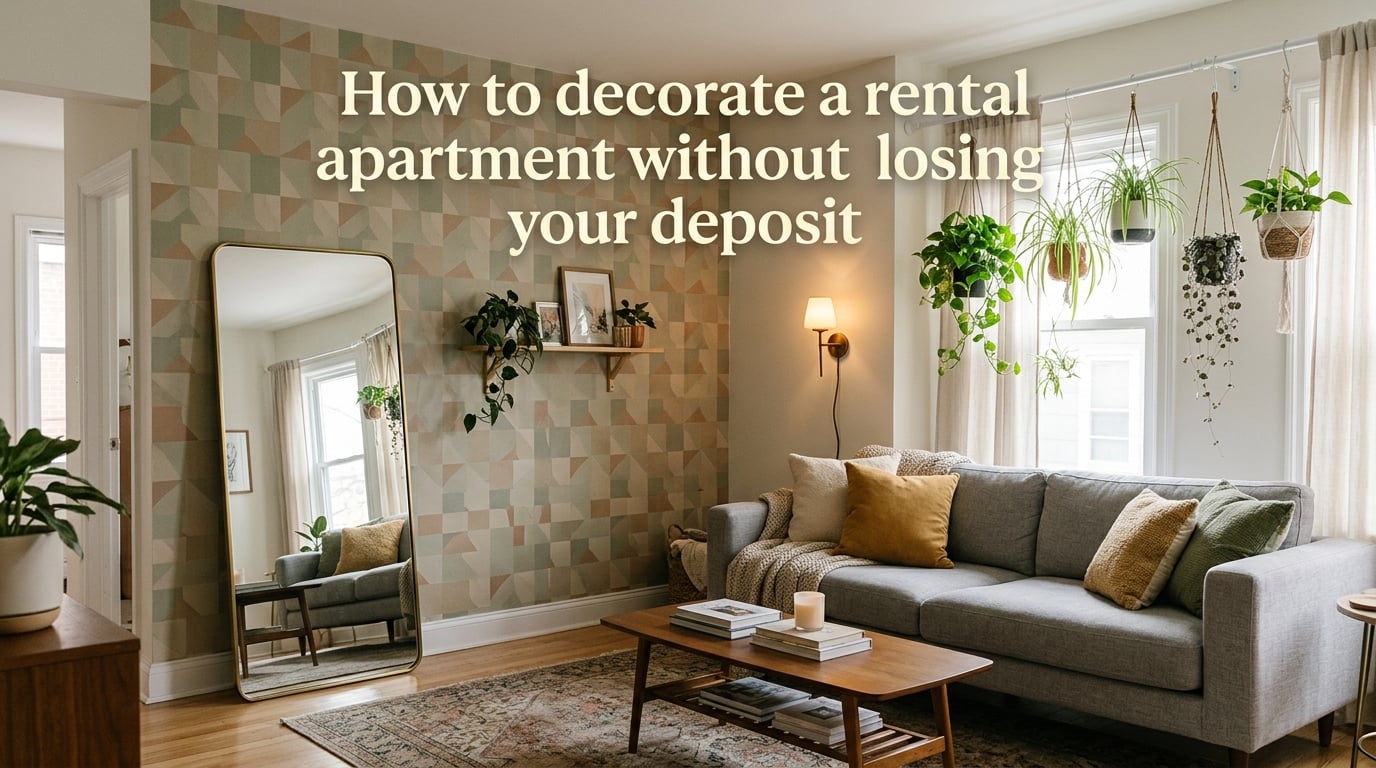 How to decorate a rental apartment without losing your deposit