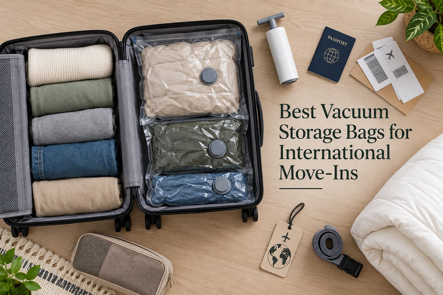 Best Vacuum Storage Bags for International Move-Ins