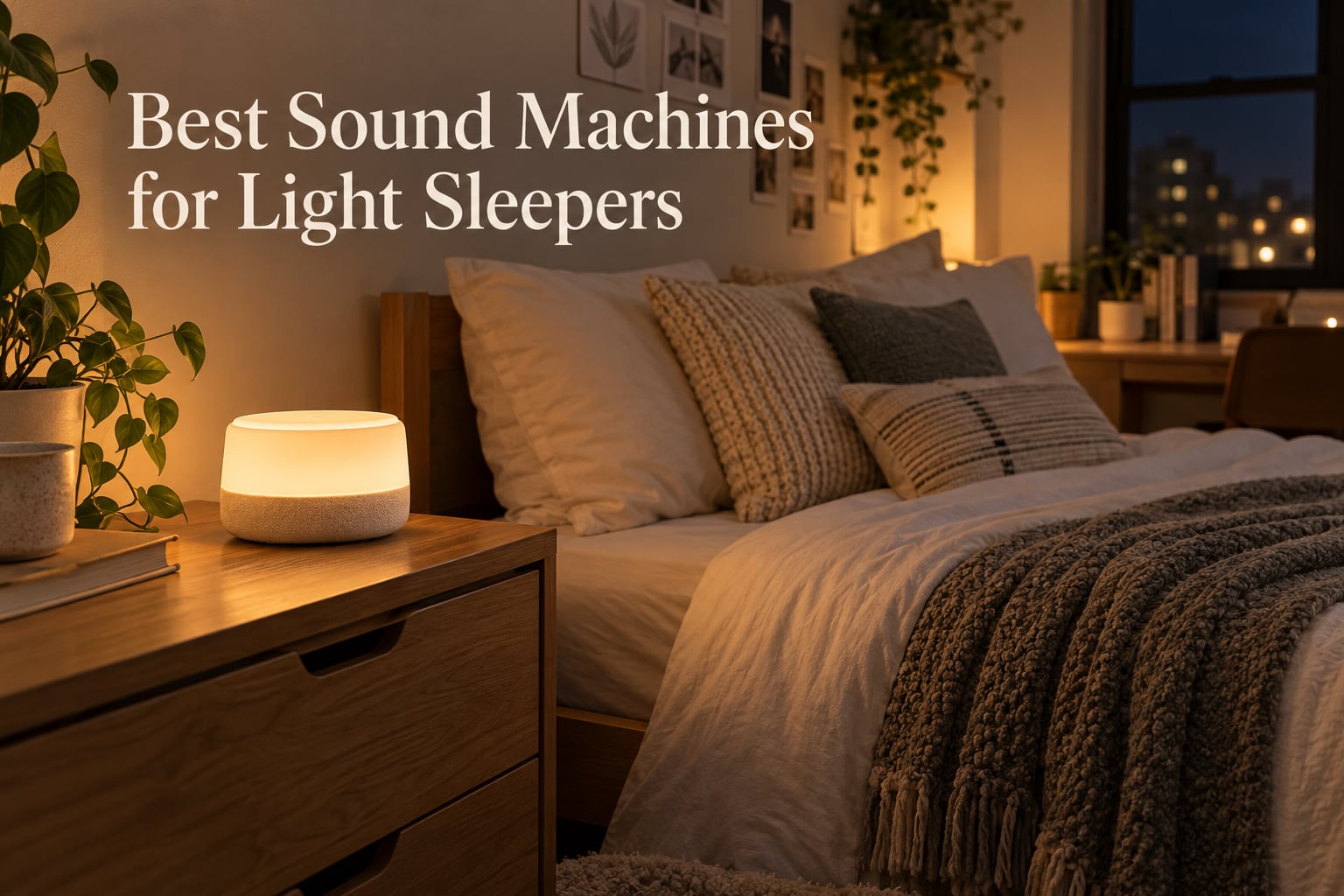 Best Sound Machines for Light Sleepers