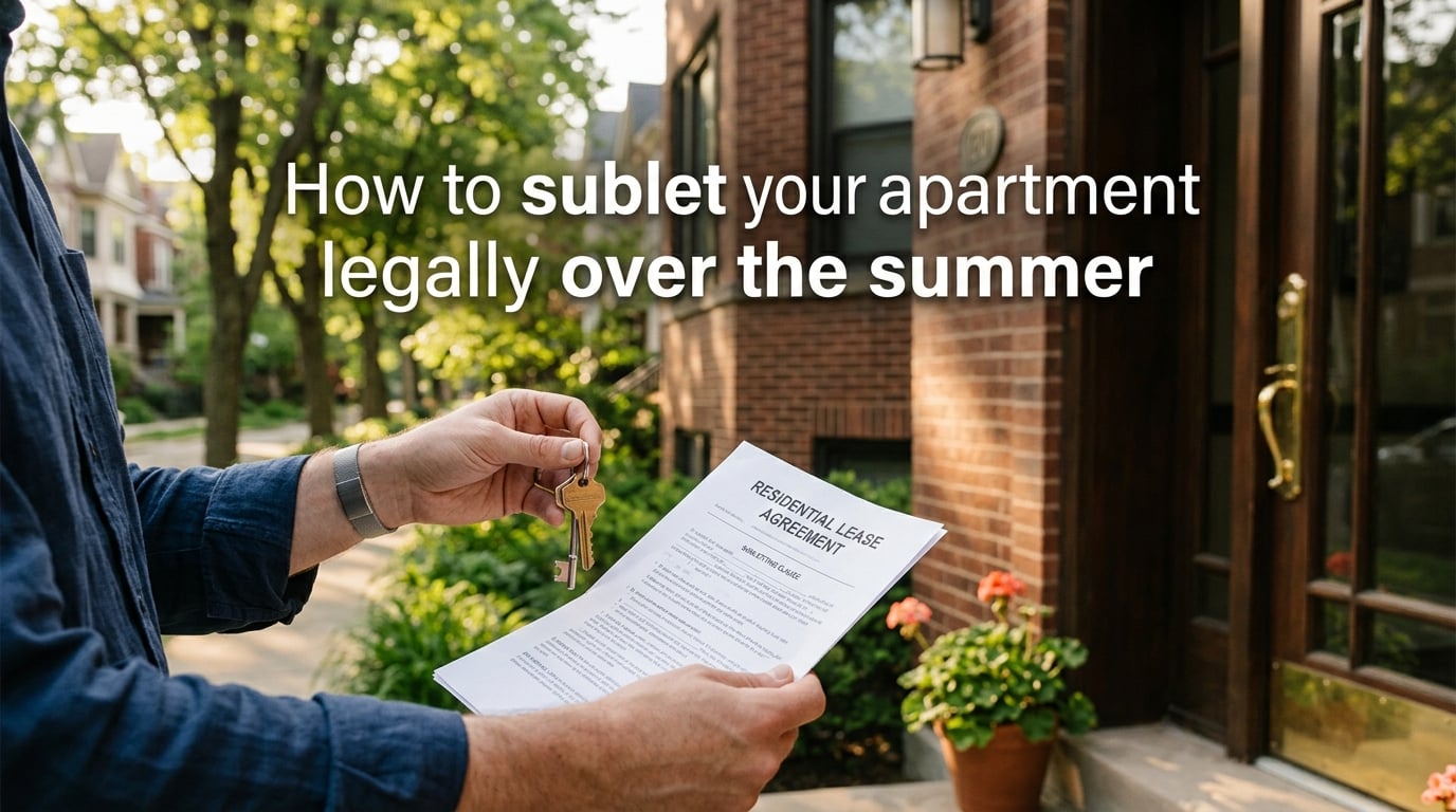 How to sublet your apartment legally over the summer