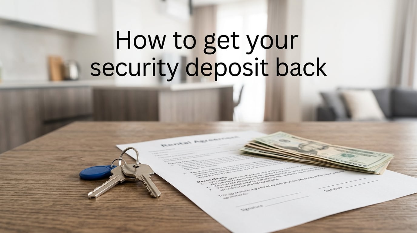 How to get your security deposit back