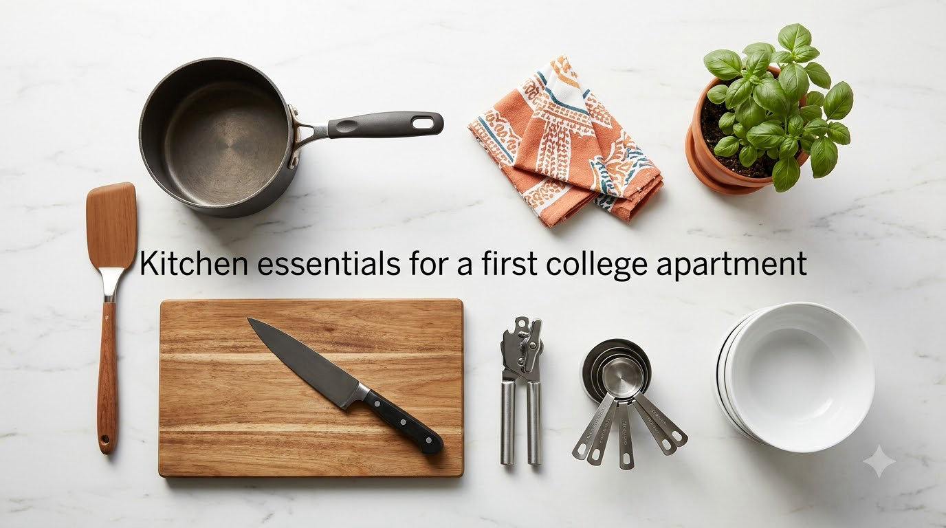 Kitchen essentials for a first college apartment