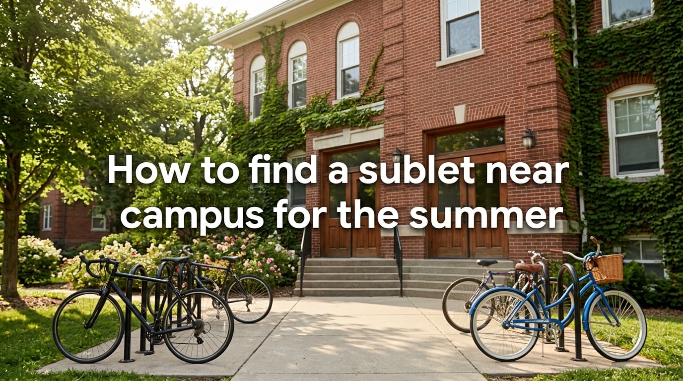 How to find a sublet near campus for the summer