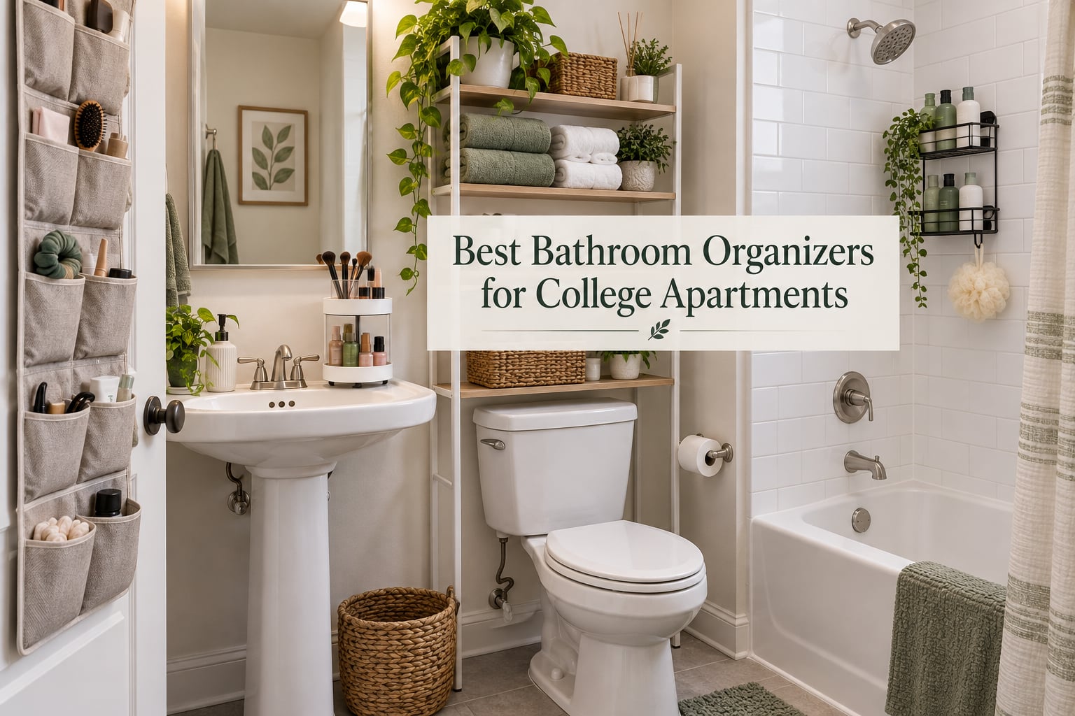 Best Bathroom Organizers for College Apartments