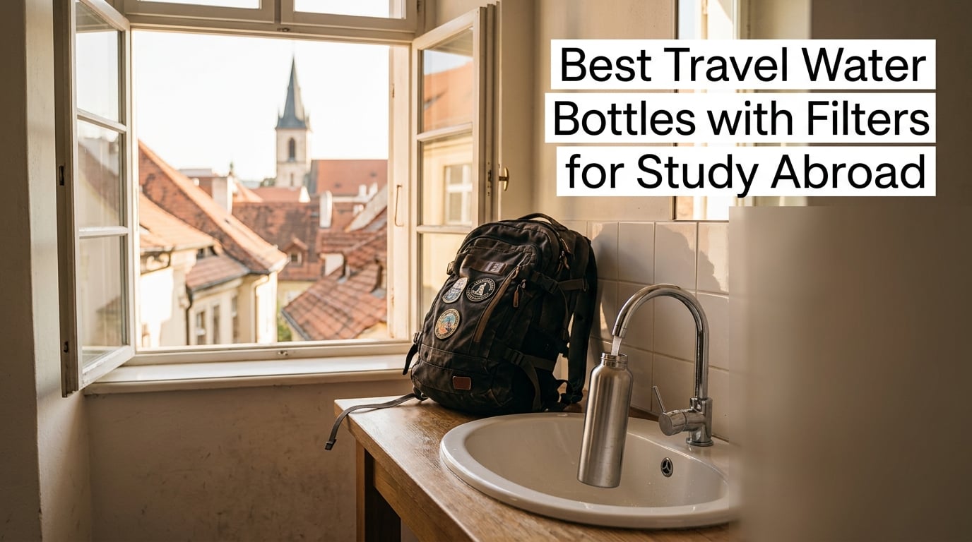 Best Travel Water Bottles with Filters for Study Abroad