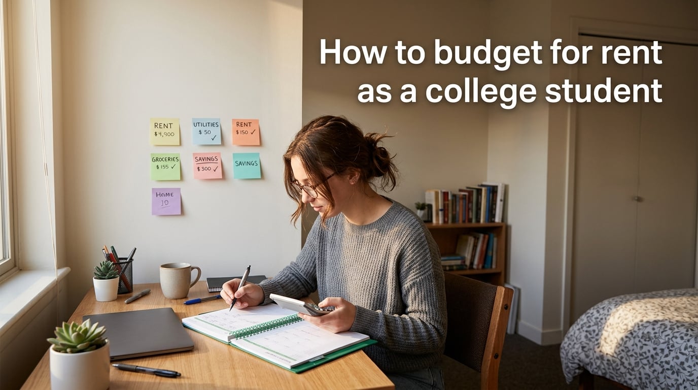 How to budget for rent as a college student