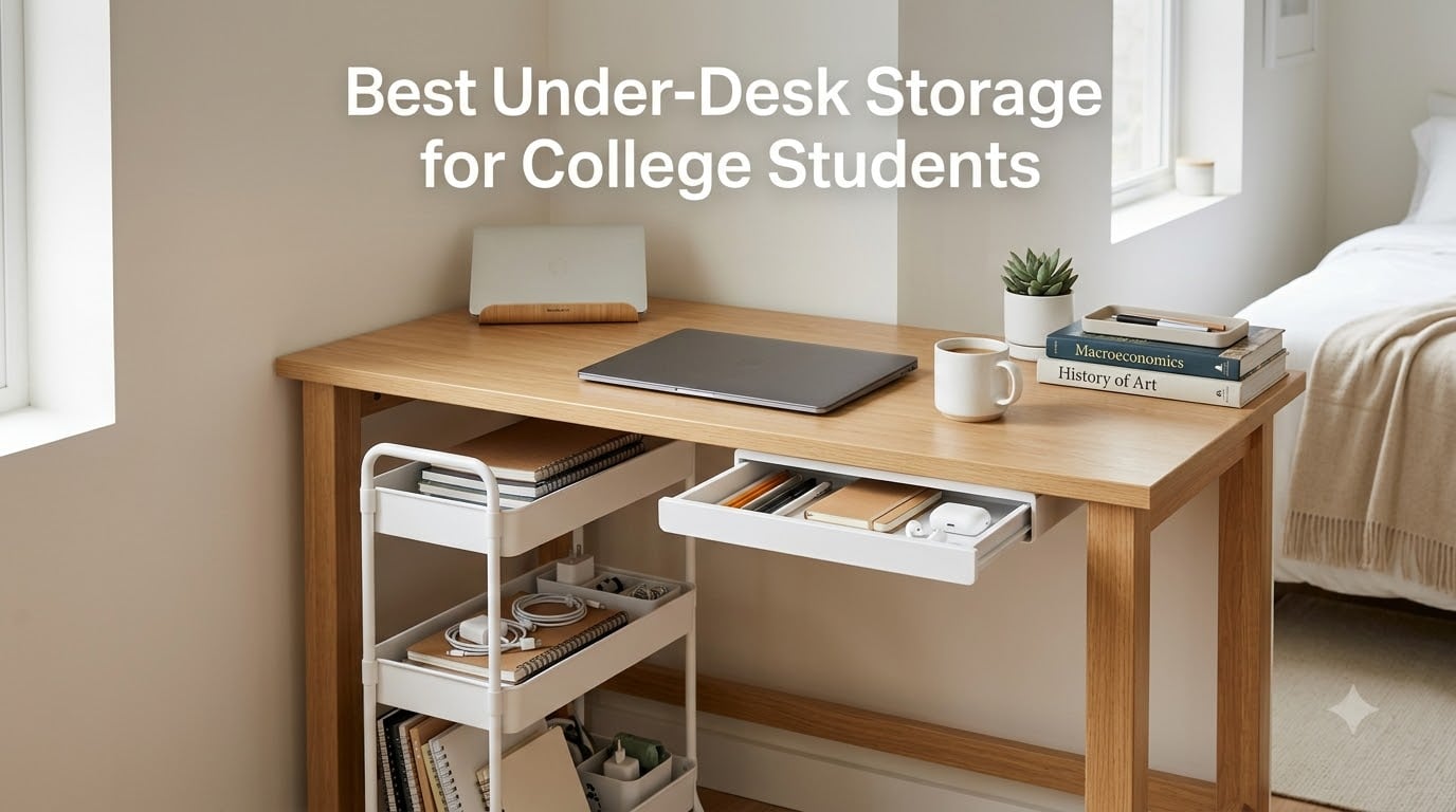 Best Under-Desk Storage for College Students