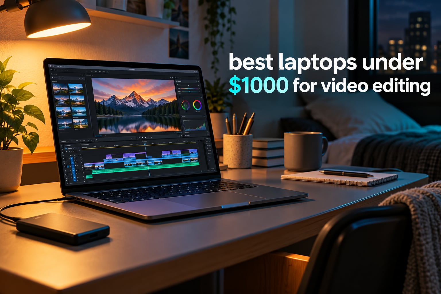 best laptops under $1000 for video editing