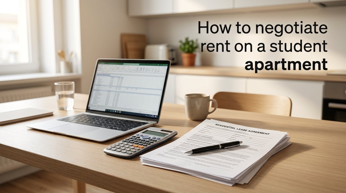 How to negotiate rent on a student apartment