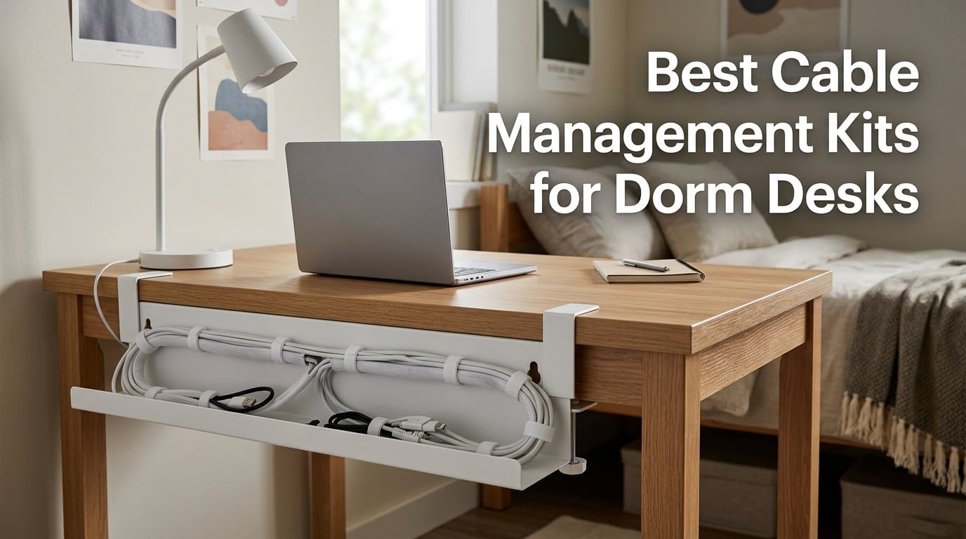 Best Cable Management Kits for Dorm Desks