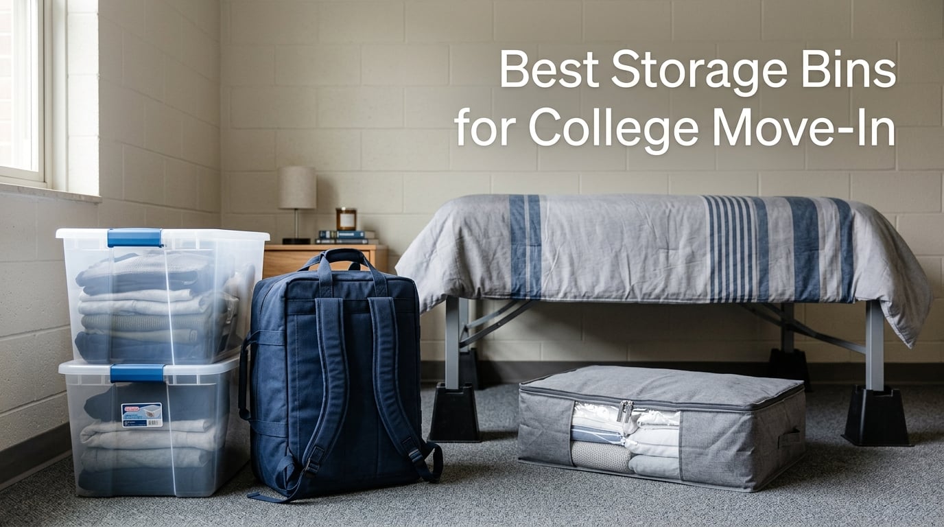 Best Storage Bins for College Move-In